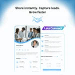 Virtual Business Card with NFC & QR Code Tap & Scan Custom Smart Card