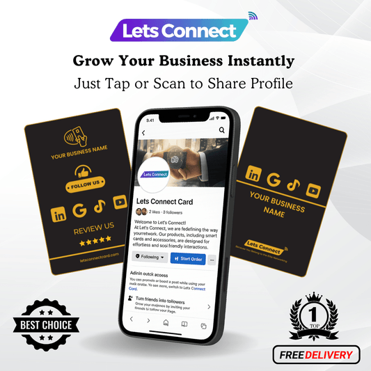 Multi Review Card with NFC QR Code