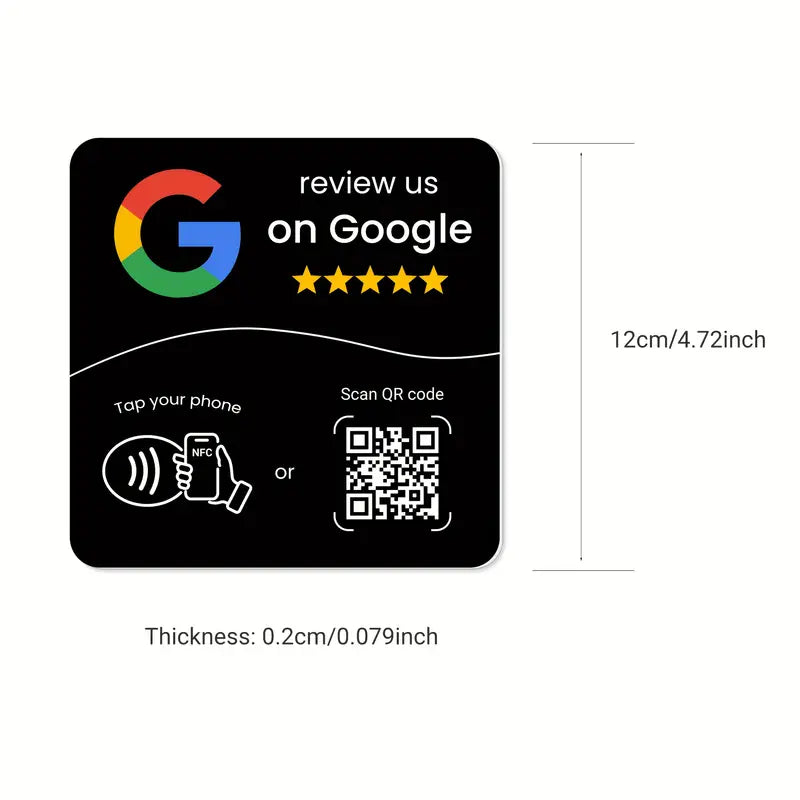Google Review Plaque
