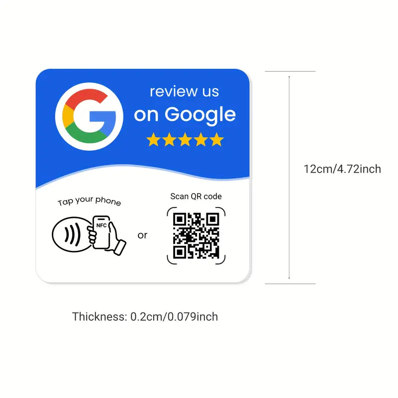 Google Review Plaque