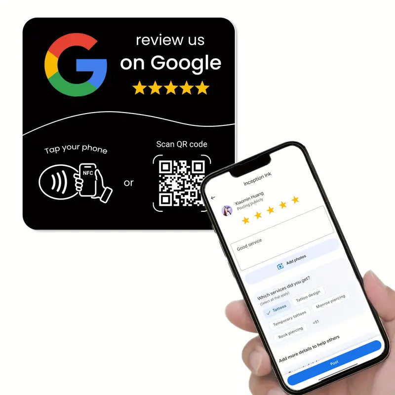 Google Review Plaque