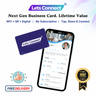 Tap Business Card With NFC & QR Code Smart Digital Card Custom Contact Card