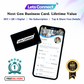 Virtual Business Card with NFC & QR Code Tap & Scan Custom Smart Card