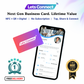 Virtual Business Card with NFC & QR Code Tap & Scan Custom Smart Card