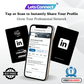 LinkedIn Business Card with NFC & QR Code | Tap to Leave Feedback Instantly