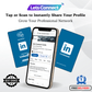 LinkedIn Business Card with NFC & QR Code | Tap to Leave Feedback Instantly