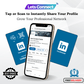 LinkedIn Business Card with NFC & QR Code | Tap to Leave Feedback Instantly