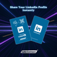 LinkedIn Business Card with NFC & QR Code | Tap to Leave Feedback Instantly