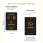 Whatsapp Business Card with NFC QR Code