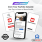 Youtube Business Card with NFC QR Code