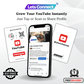 Youtube Business Card with NFC QR Code