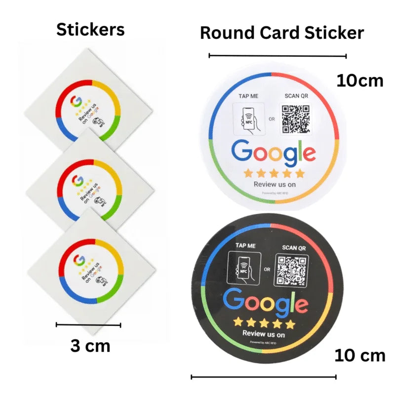 Google Review Stickers