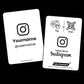 Instagram Business Card with NFC & QR Code | Tap to Connect & Share Profile