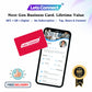 Online Business Card With NFC & QR Code Custom Smart Tap & Scan Contact Card