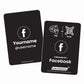 Facebook Business Card with NFC & QR Code | Tap & Share Digital Card