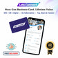 Online Business Card With NFC & QR Code Custom Smart Tap & Scan Contact Card