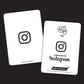 Instagram Business Card with NFC & QR Code | Tap to Connect & Share Profile