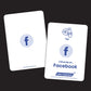 Facebook Business Card with NFC & QR Code | Tap & Share Digital Card