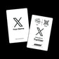 Twitter Business Card With NFC & QR Code Tap To Connect Custom Profile Card